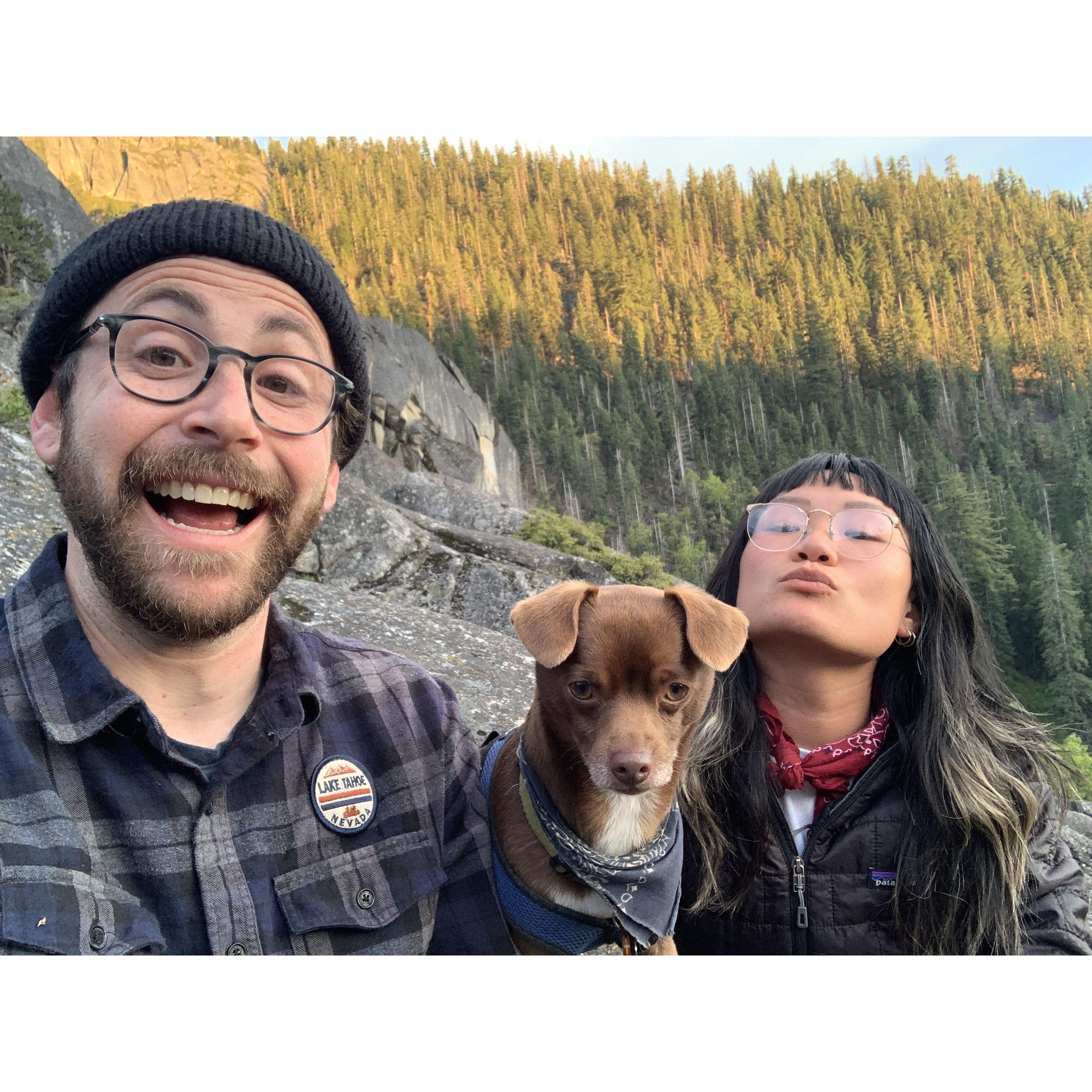 Camping up by Cleo's Bath