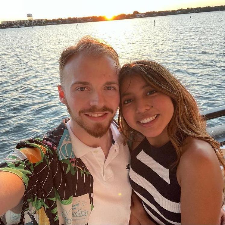 Our 1st wedding as a couple!