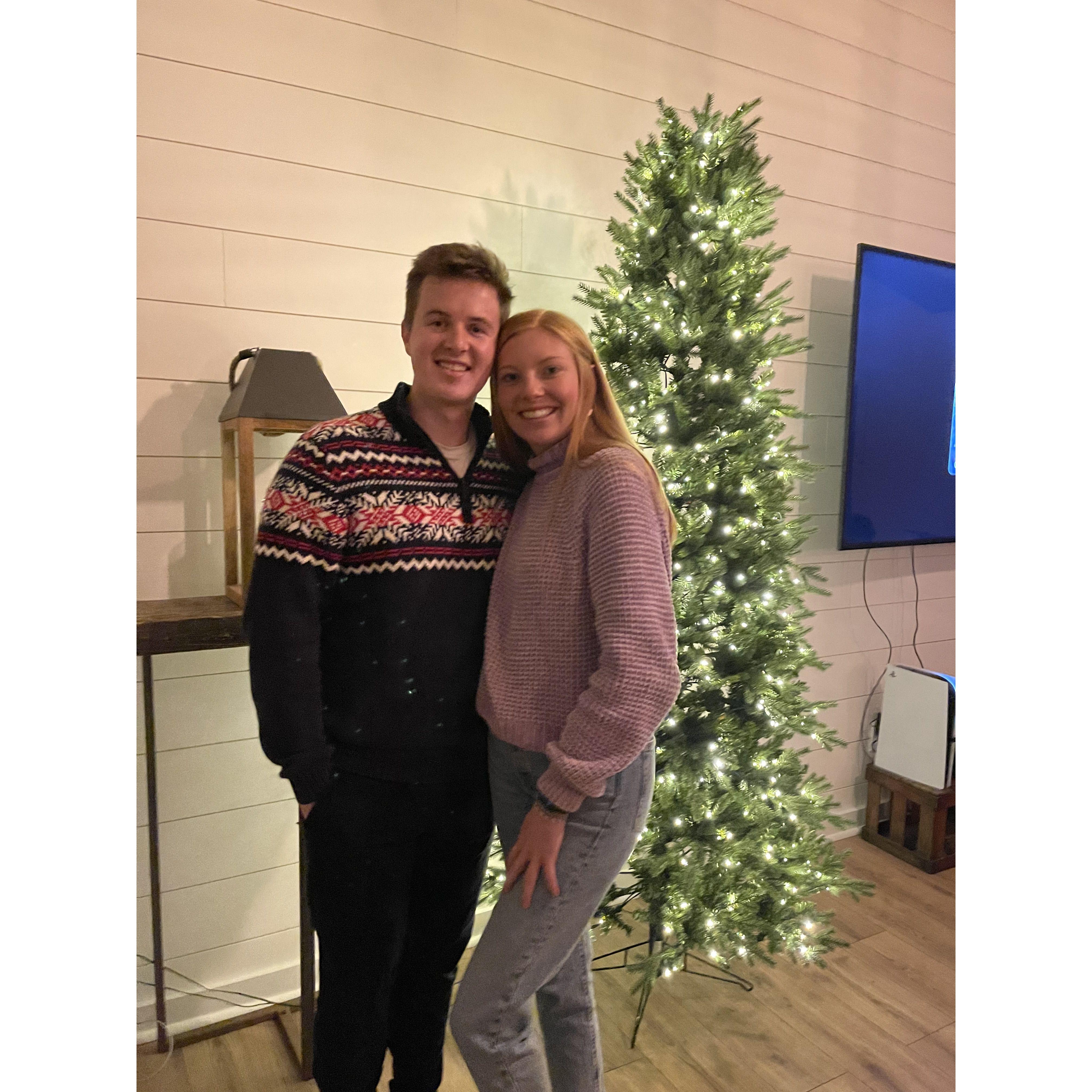 One of many holiday seasons spent together :)