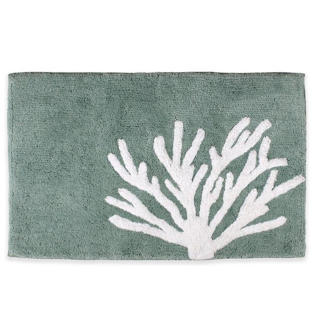 Saturday Knight 21" x 30" Coral Reef Rug in Aqua