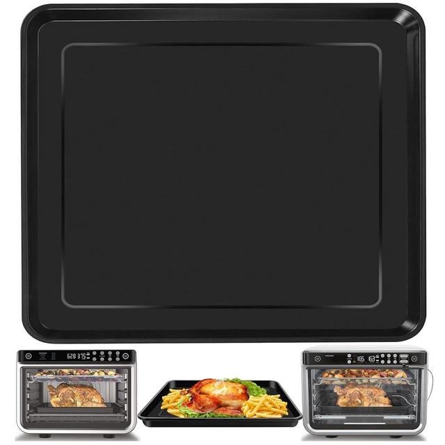 Air Fryer Grill Pan for Ninja Foodi DT251 DT201 DT200 Digital Air Fryer Countertop Oven, 13.6 * 11.6'' Air Fryer Grill Plate Crisper Plate Rack Accessories Replacement Parts Tray,Dishwasher Safe