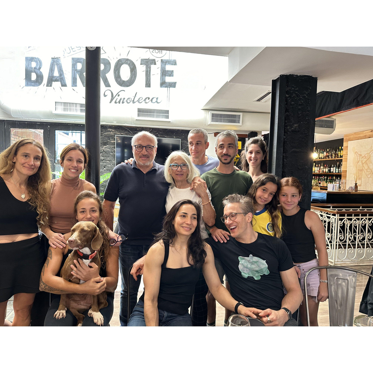 Birthday brunch for Maria in Rosario. I would love to tell you there's a picture where everyone is looking at the same camera, but, well, this is as good as it gets.