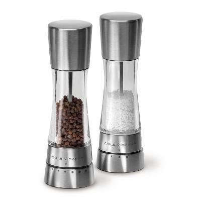 Cole & Mason Derwent Stainless Steel Salt & Pepper Mill Set