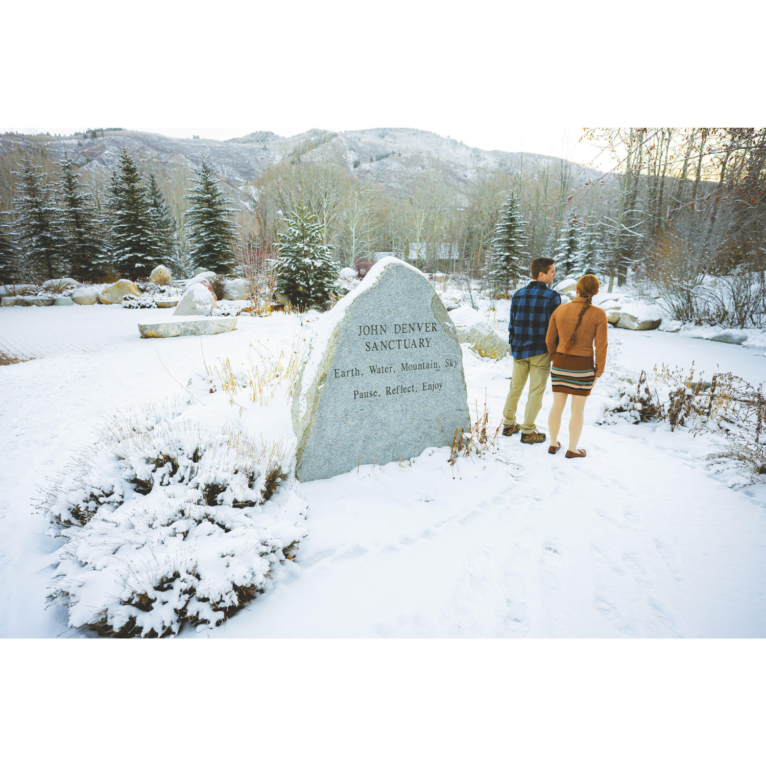 I asked Jean to marry me at the John Denver Sanctuary in Aspen, Colorado.