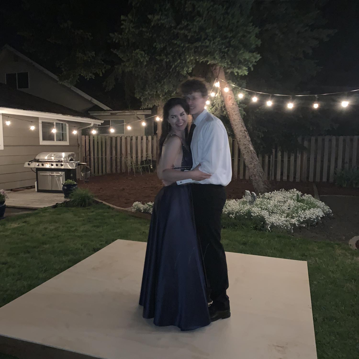 Ethan made Morgan a senior year prom since theirs couldn’t happen during quarantine