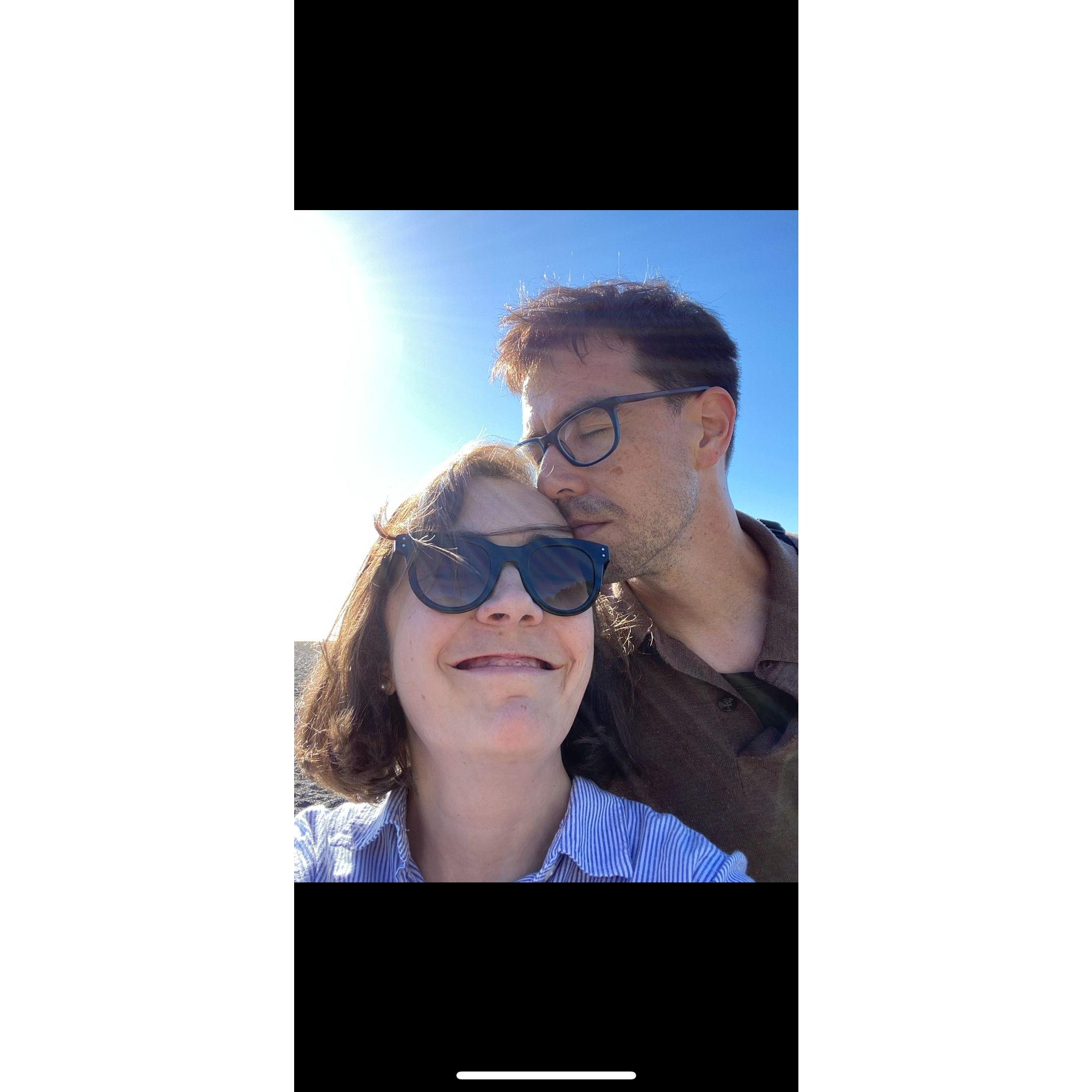 First time going out of town together. The Lost Coast, September 2021.