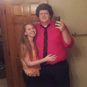 Our 1 year anniversary in August of 2012. We went to 54th Street, which is where we had our first date. P.S. Becca had a steak on the first date, even though Will thinks Becca had a salad.