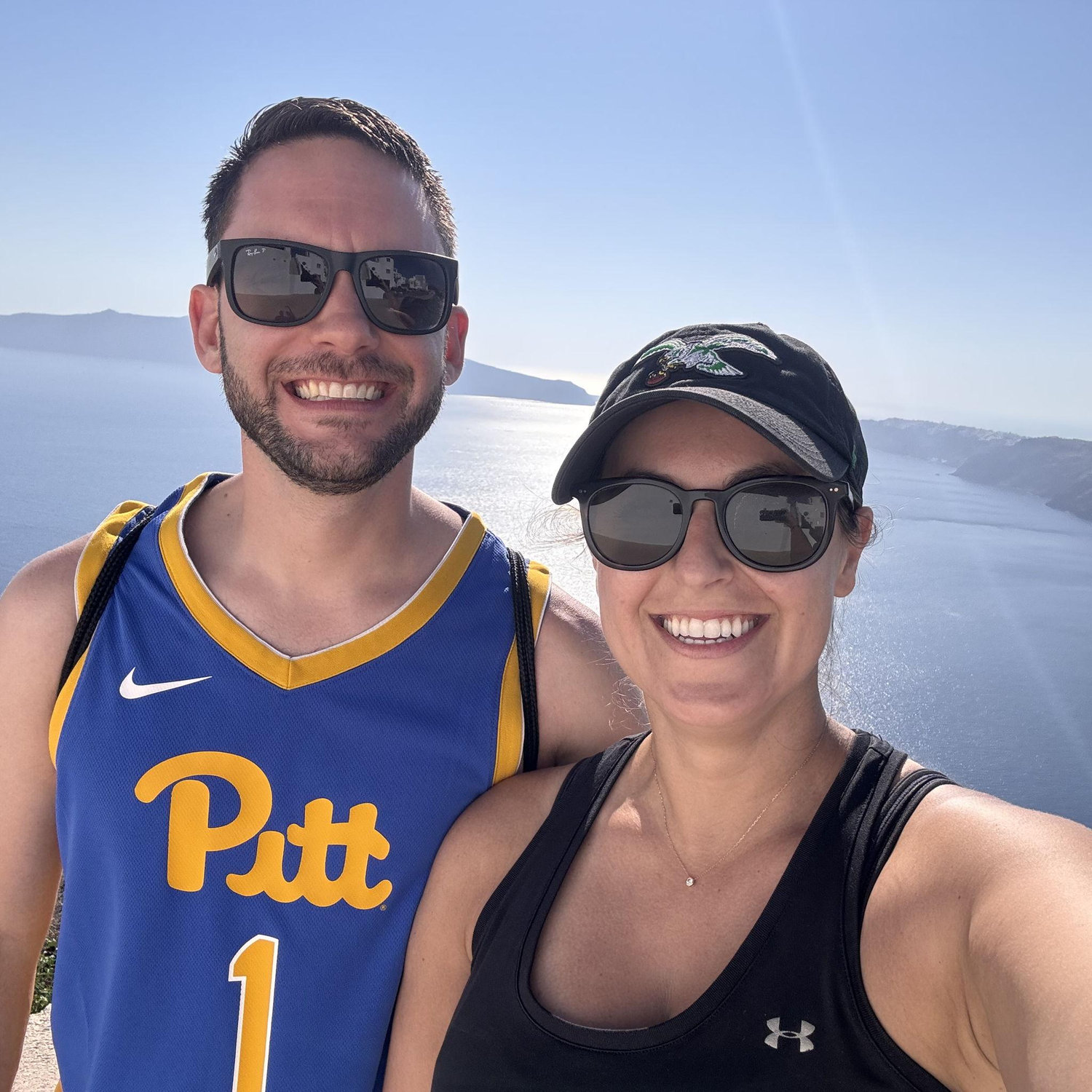 One of the hardest hikes we have ever done! Fira to Oia on Santorini Island. not for the weak, but worth it! June 2025.