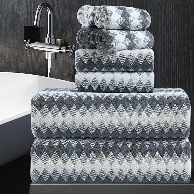 8 Piece Bathroom Towel Set Dark Grey|2 Oversized Large Bath Towels Sheet,2 Hand Towels,4 Washcloths| 600GSM Soft Premium Towel Set for Bathroom Hotel,Highly Absorbent Quick Dry Bath Towel Collections