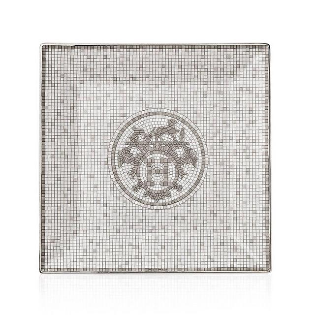 Hermès Mosaique Au 24 Platine Square Plate# 3