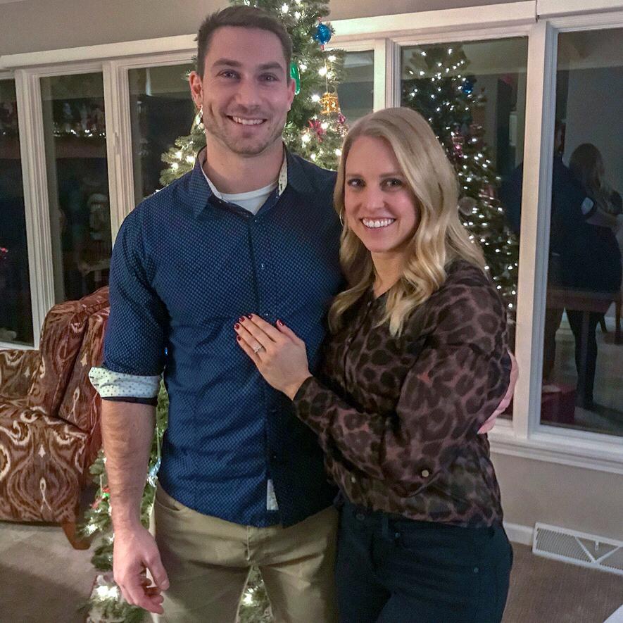 Dec. 2018. Christmas Eve, we're engaged!