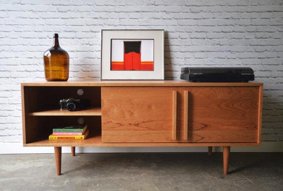 Kasse Credenza / TV Stand - Solid Cherry