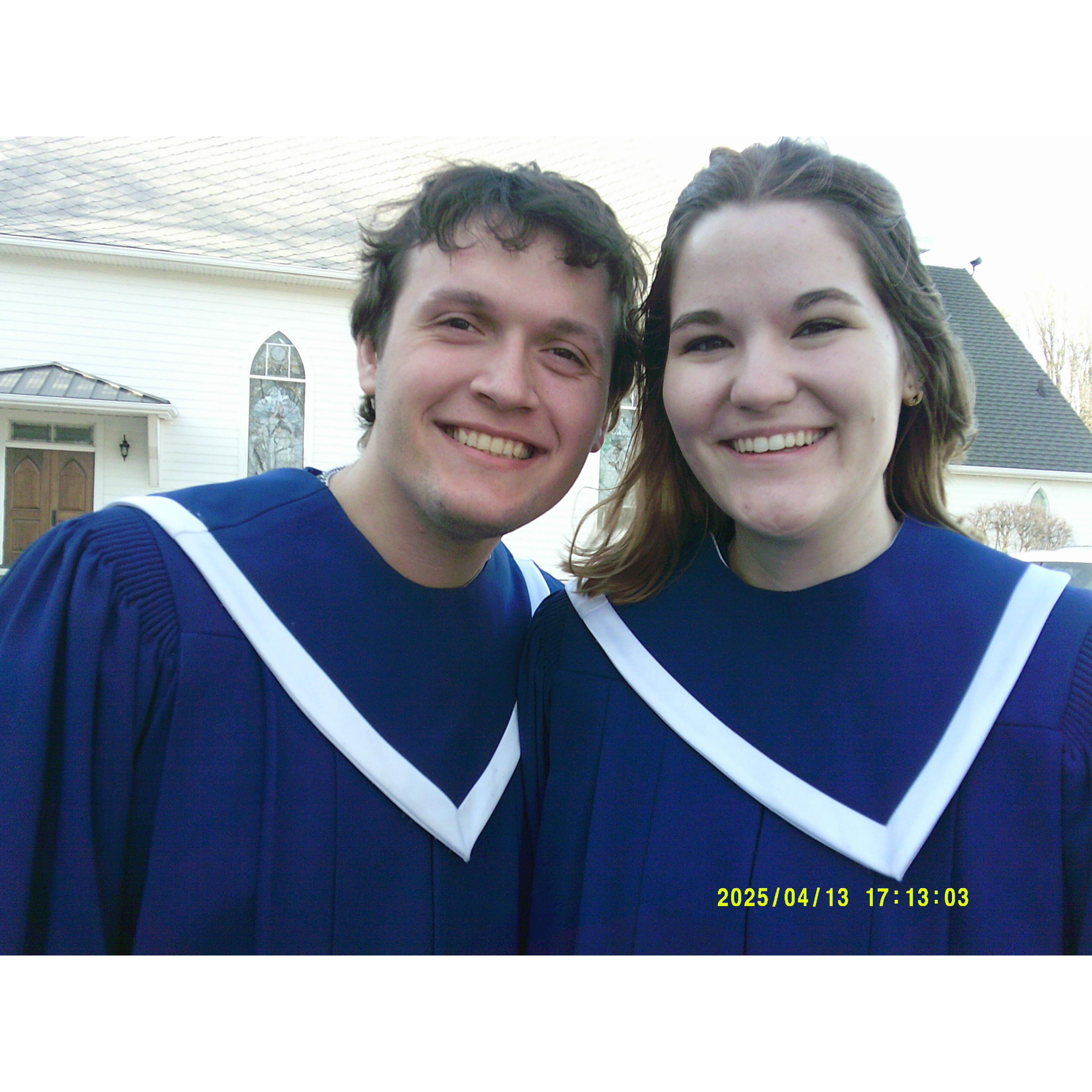 Our choir tours together from FLBC 2025