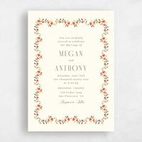 Yellow Wedding Invitation - Feuille Classic