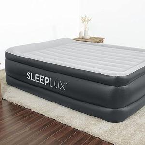 SleepLux Durable Inflatable Air Mattress with Built-in Pump, Pillow and USB Charger