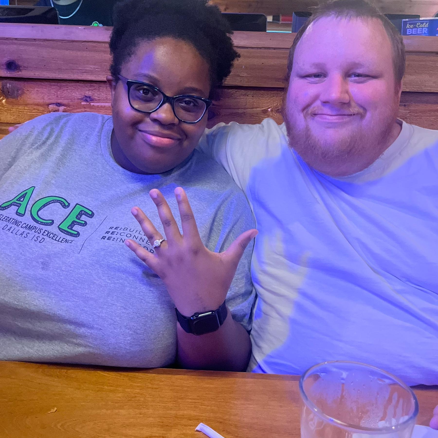 The day we got engaged! ❤️