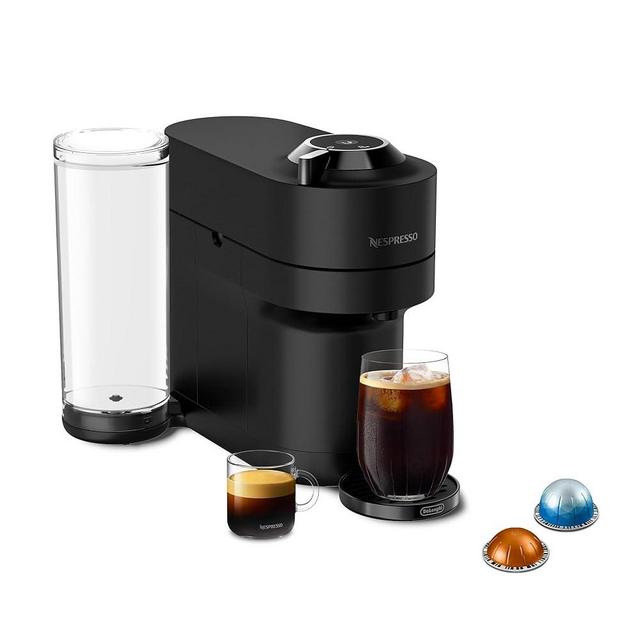 Nespresso Vertuo Pop+ Deluxe by De'Longhi, Black Matte Chrome