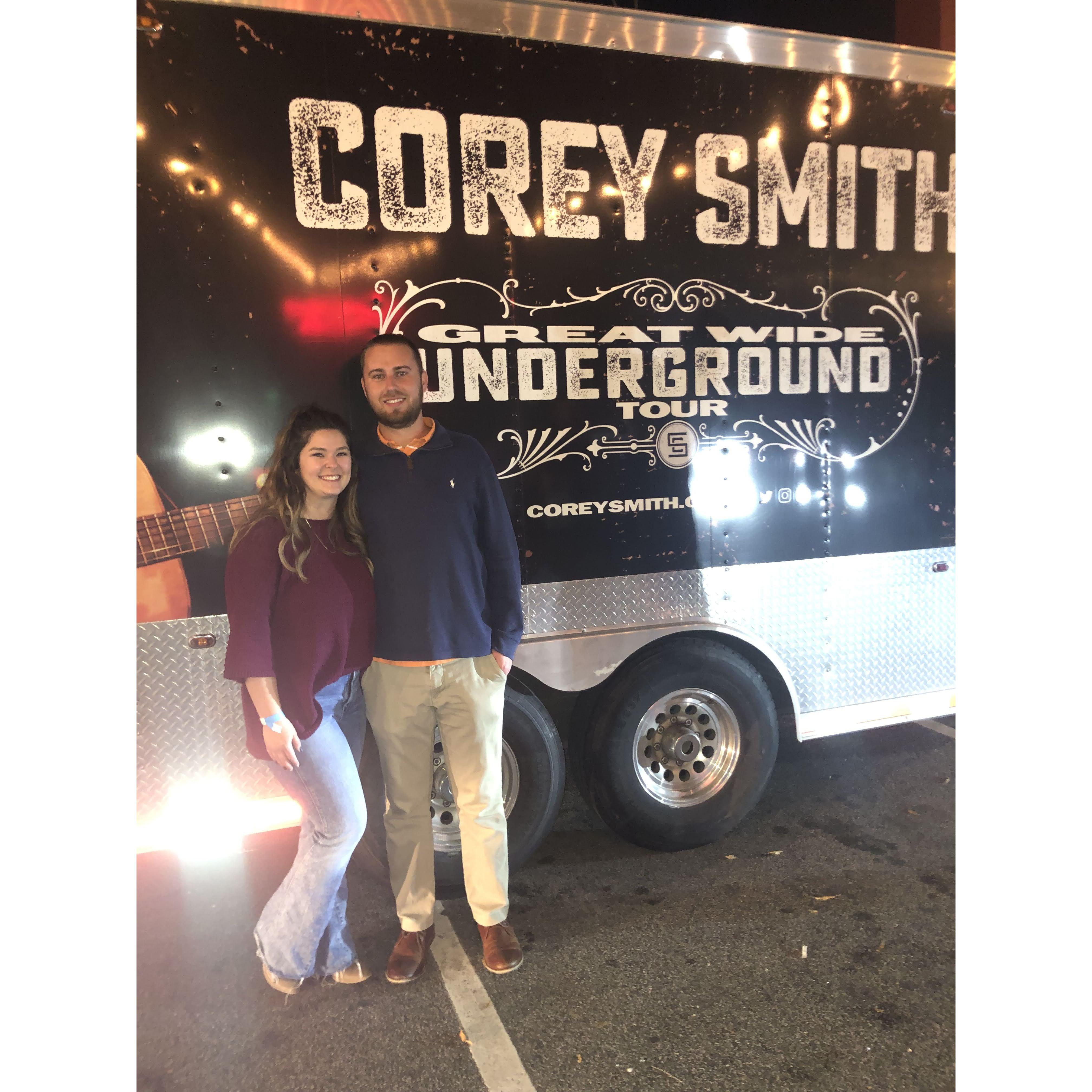 Our first real date!