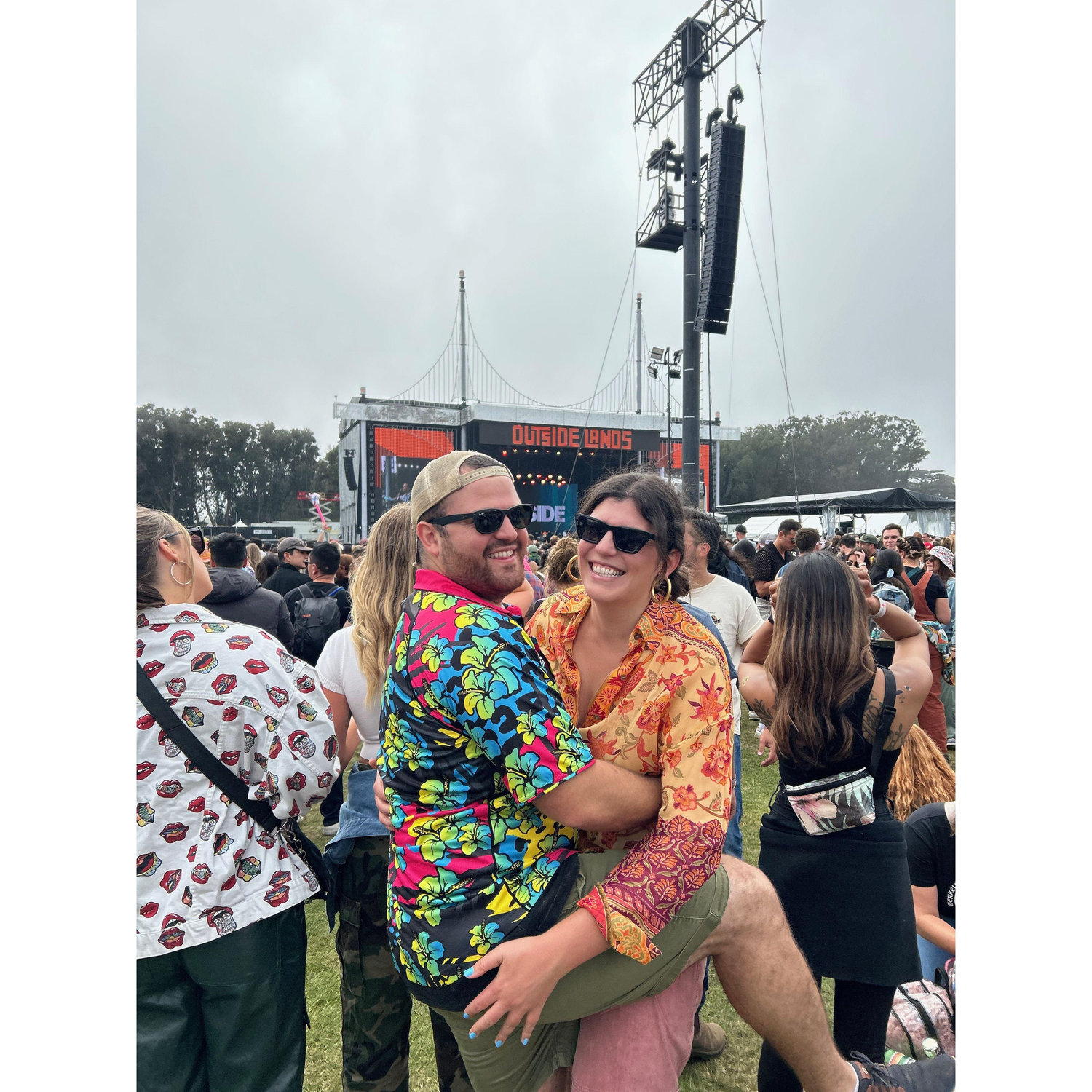 Having fun at Outsidelands