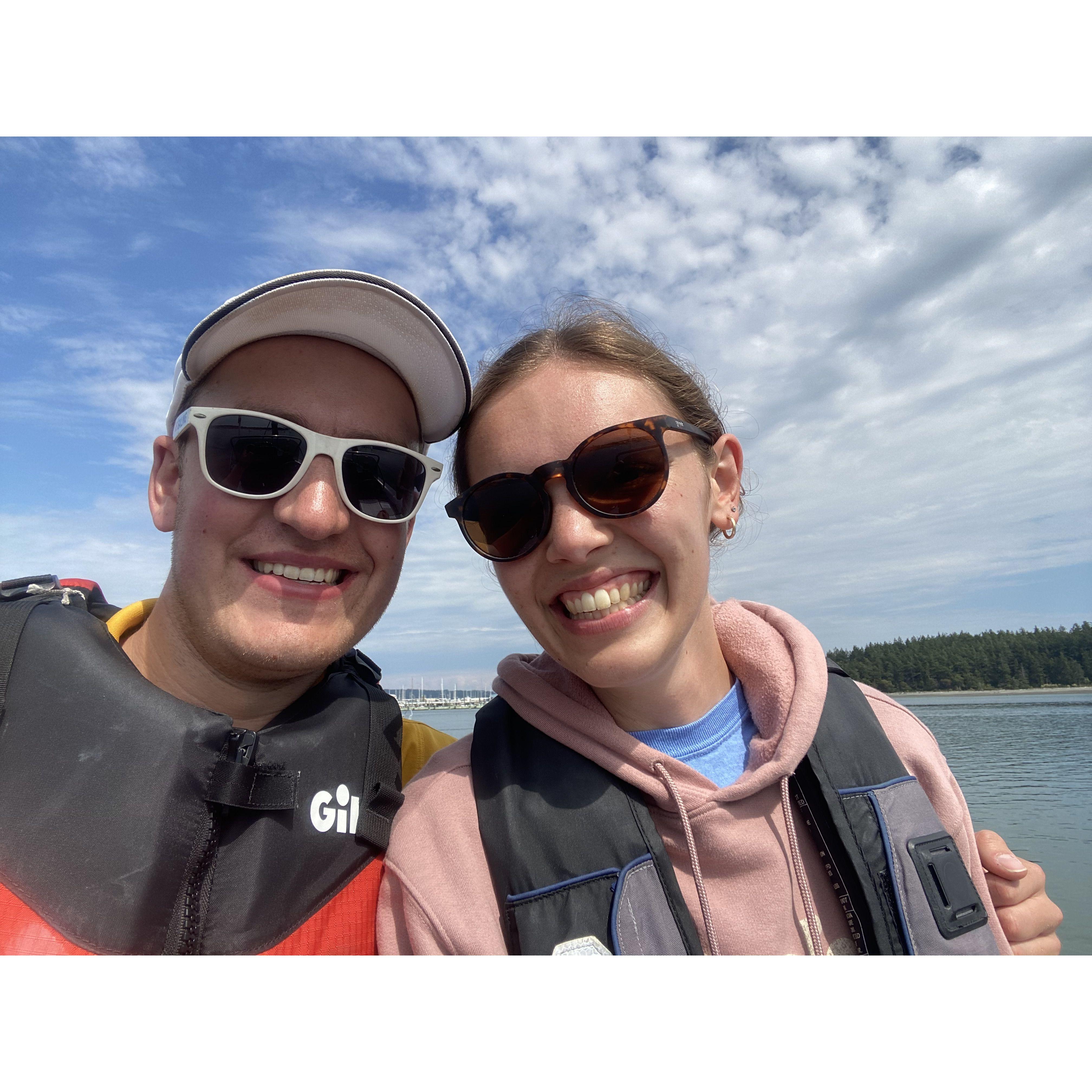Our first photo together!!
