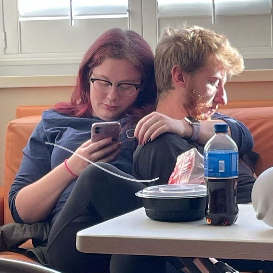 One of our favorite candids. It was taken by Cooper's mom, Mary Beth