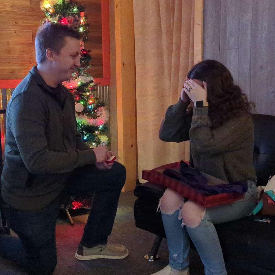 Me in total shock from Jaden proposing!
