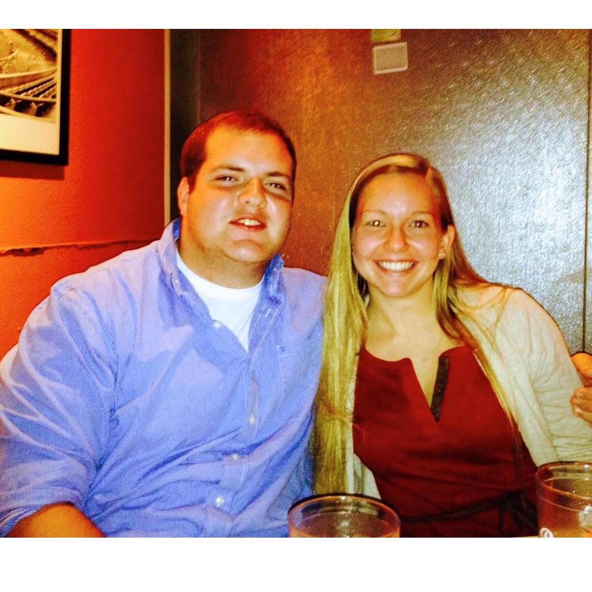 One of our first dates we actually met each other's moms at family weekend at Davidson.