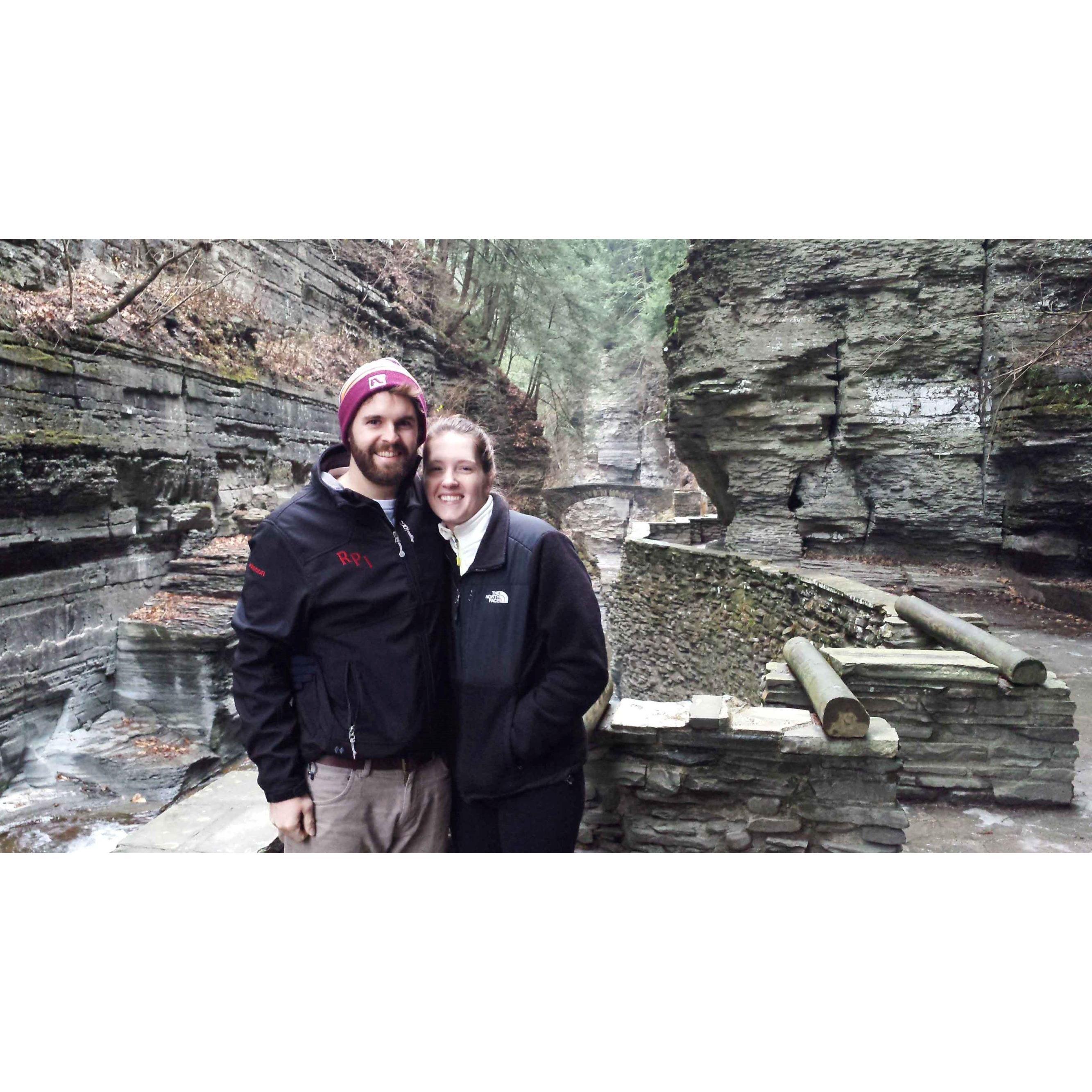 The best place in Ithaca. Treman Park. Thanksgiving 2015.