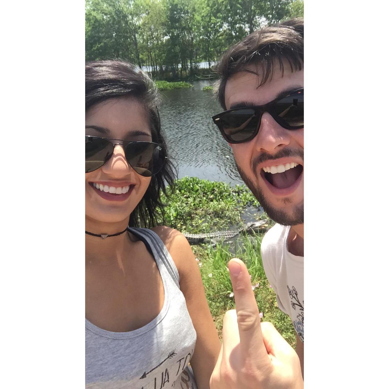Alligator hunting in Houston, Texas!