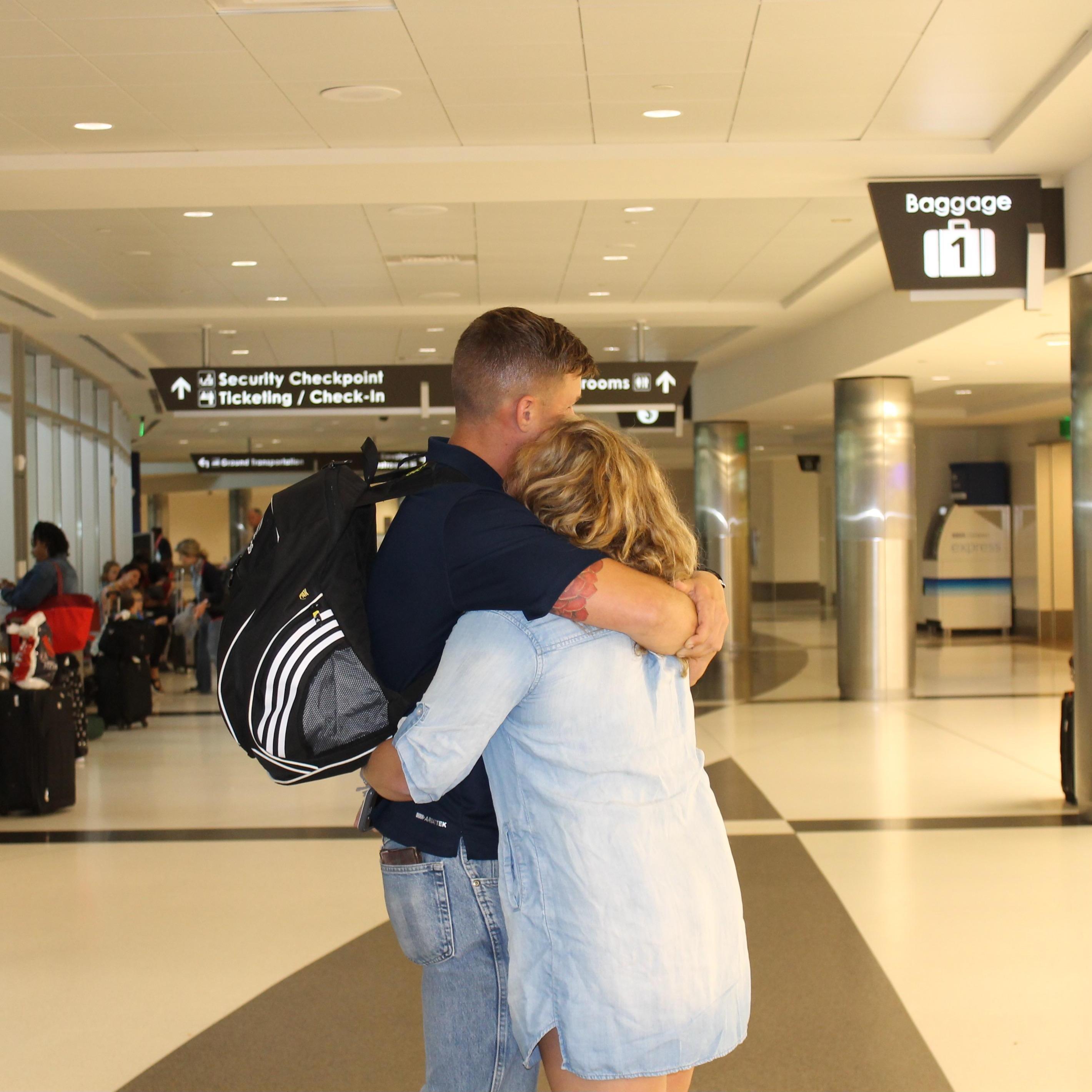 First time seeing Zach in 6 months from him being in Japan!