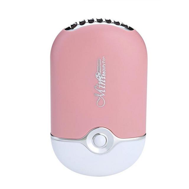 FlyItem® USB Mini Portable Fans Rechargeable Electric Bladeless Handheld Air Conditioning Cooling Refrigeration Fan For Eyelash (Pink)