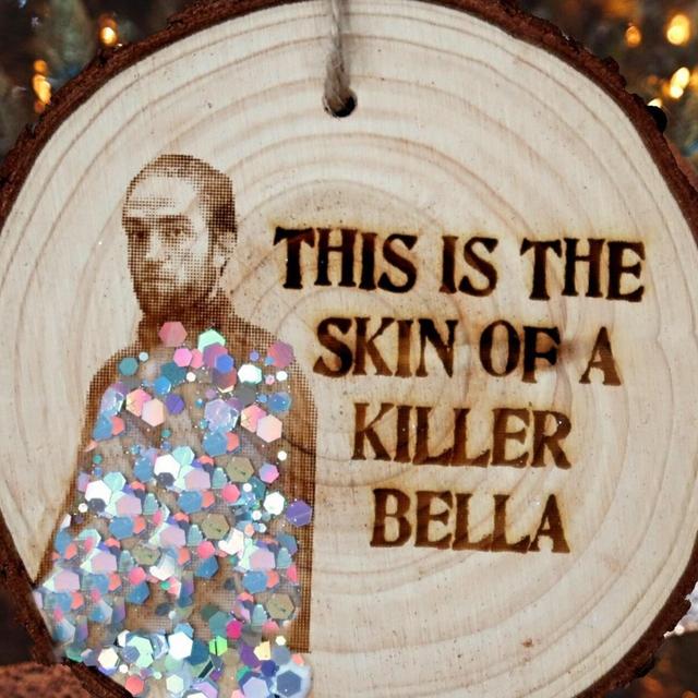 Skin Of A Killer Ornament, Funny Ornament, Office Gift Exchange