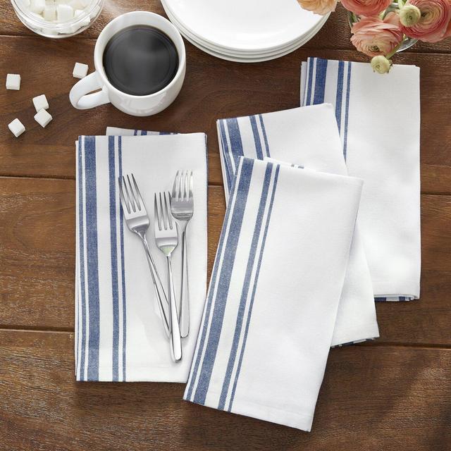 Rosen Farmhouse Living Homestead Stripe 20" Cotton Napkin