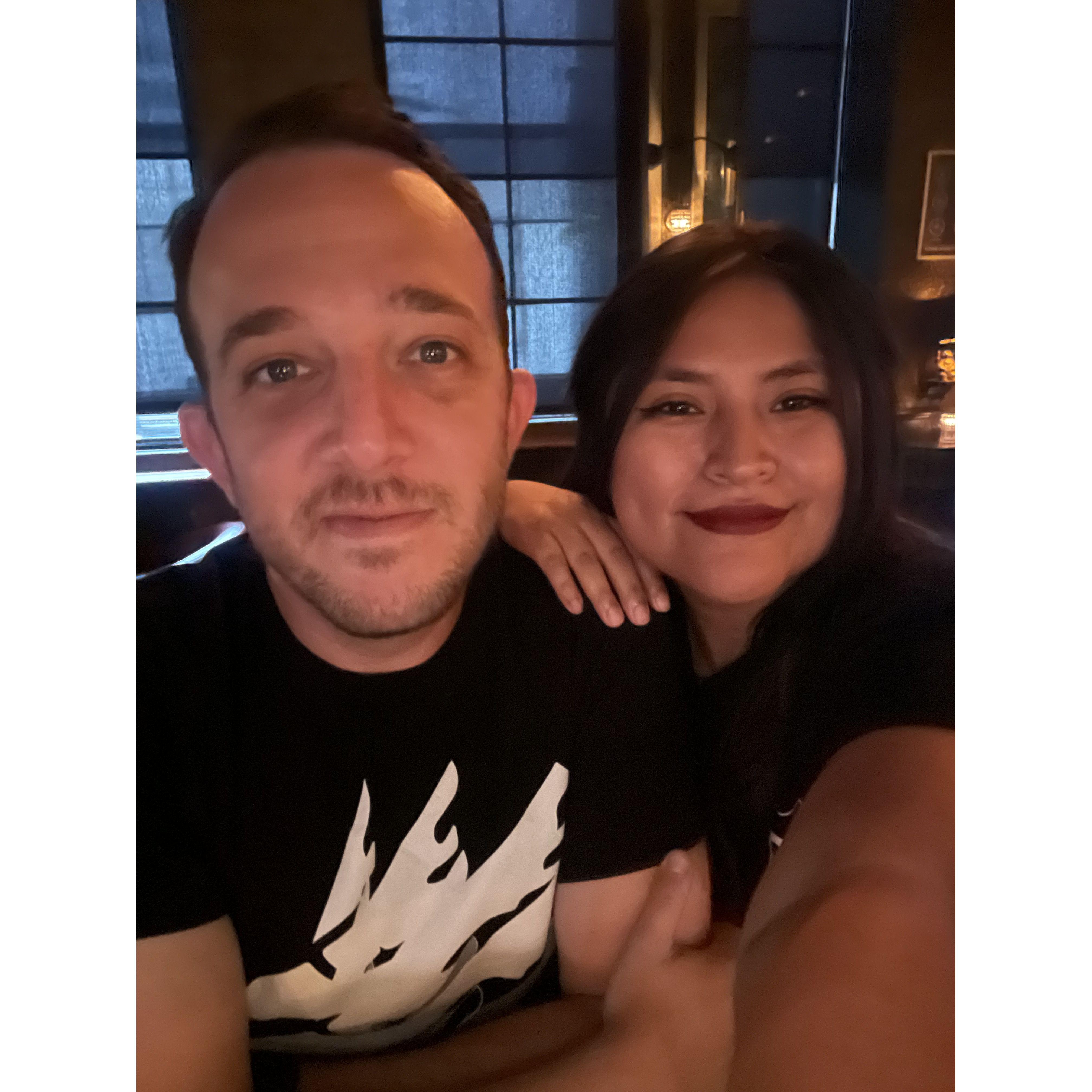 Cool bar in Downtown about to see one of Andrew's favorite artists