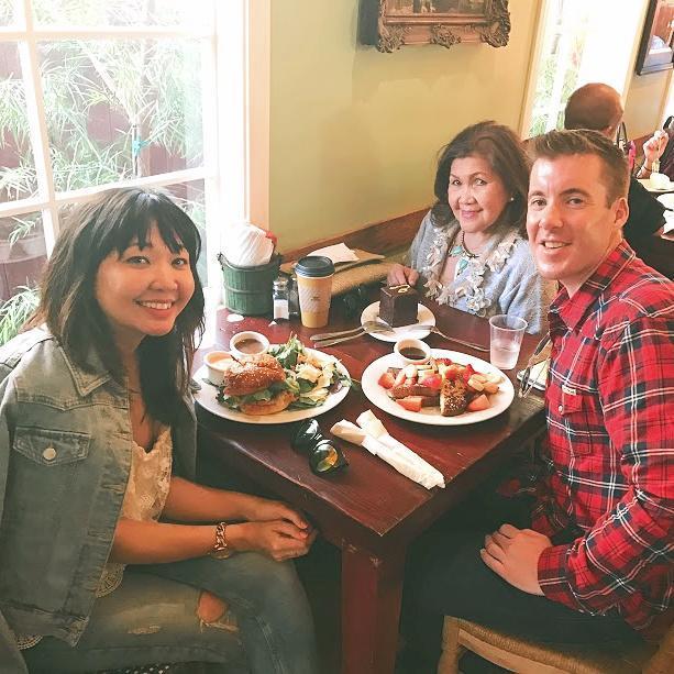 Brunch with Emelie's mom the day we got engaged. Wohooo!