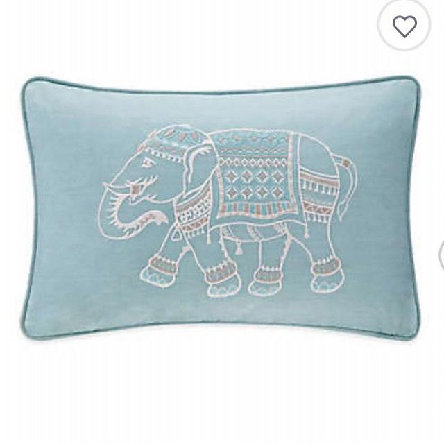 INK+IVY Zahira Embroidered Oblong Throw Pillow