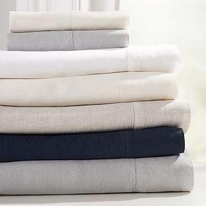 Belgian Flax Linen Sheet Set - (Queen) Flagstone