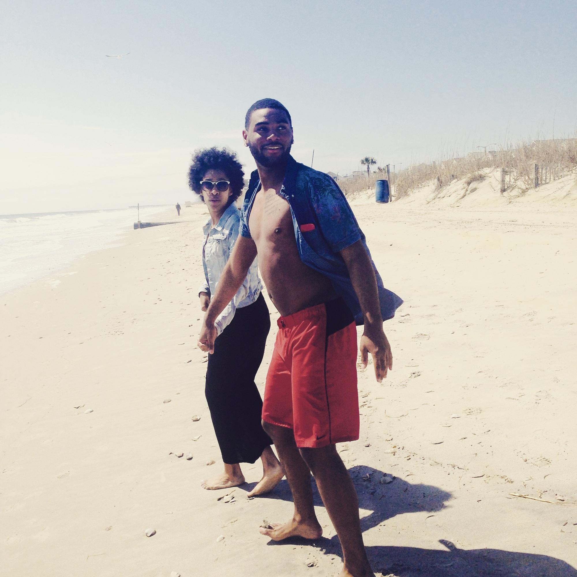 "On the run" during summer break in 2015.