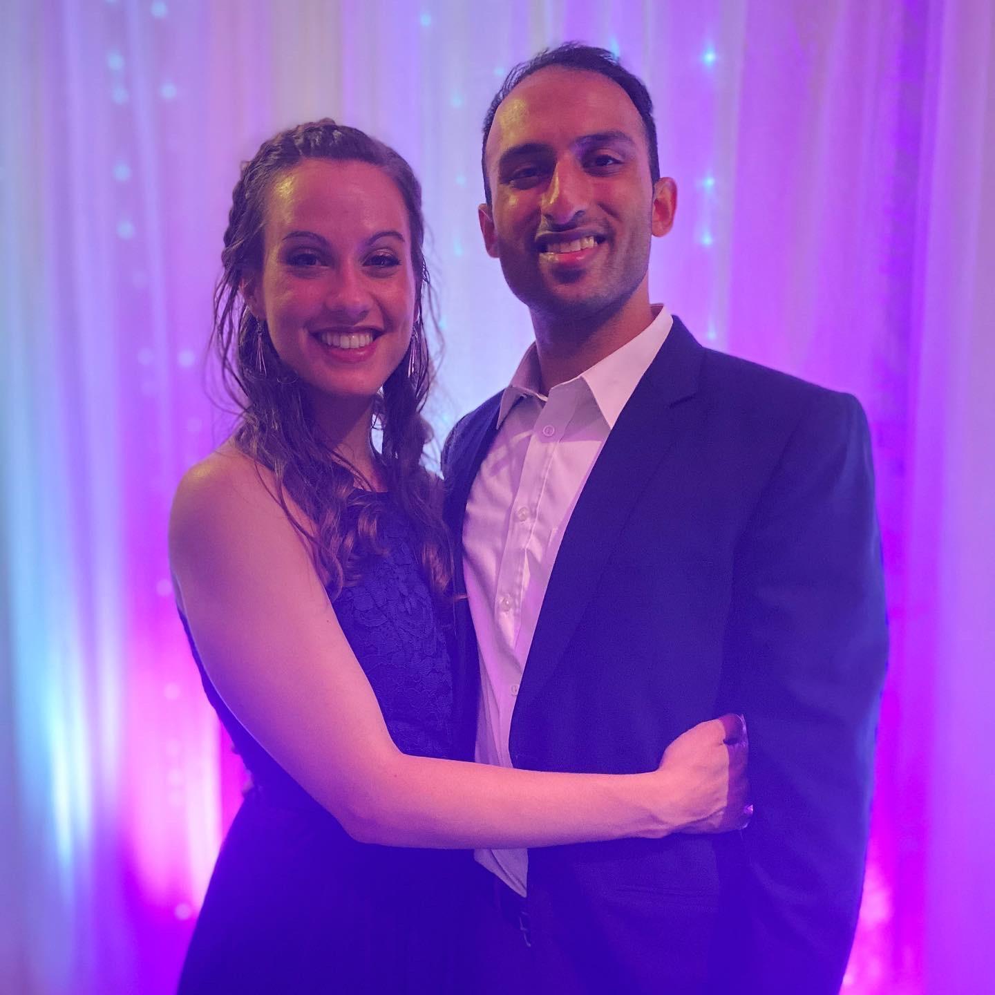 What a cute couple! Sharing this moment at Katelyn's wedding :)