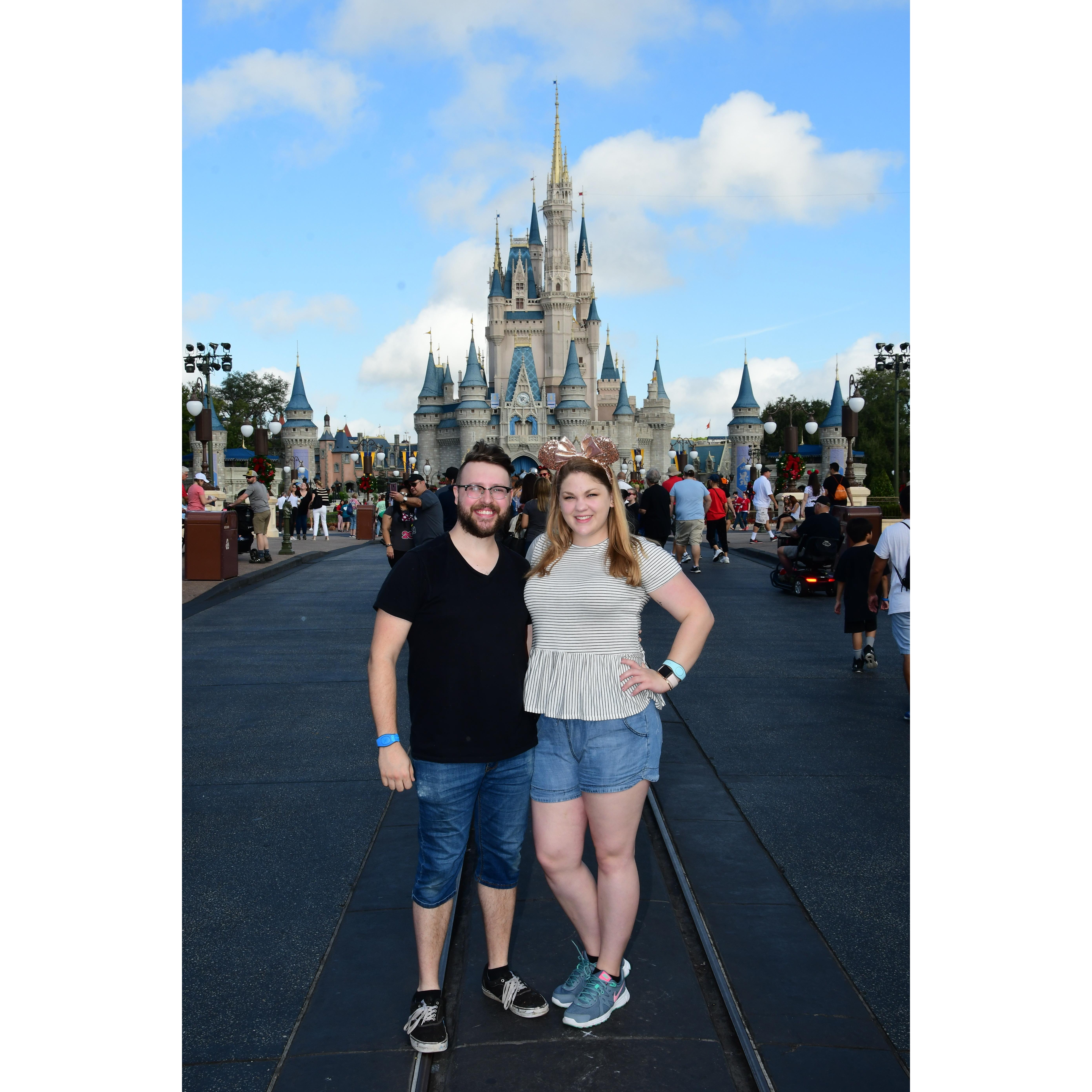 The day of the proposal - Hannah had no clue.