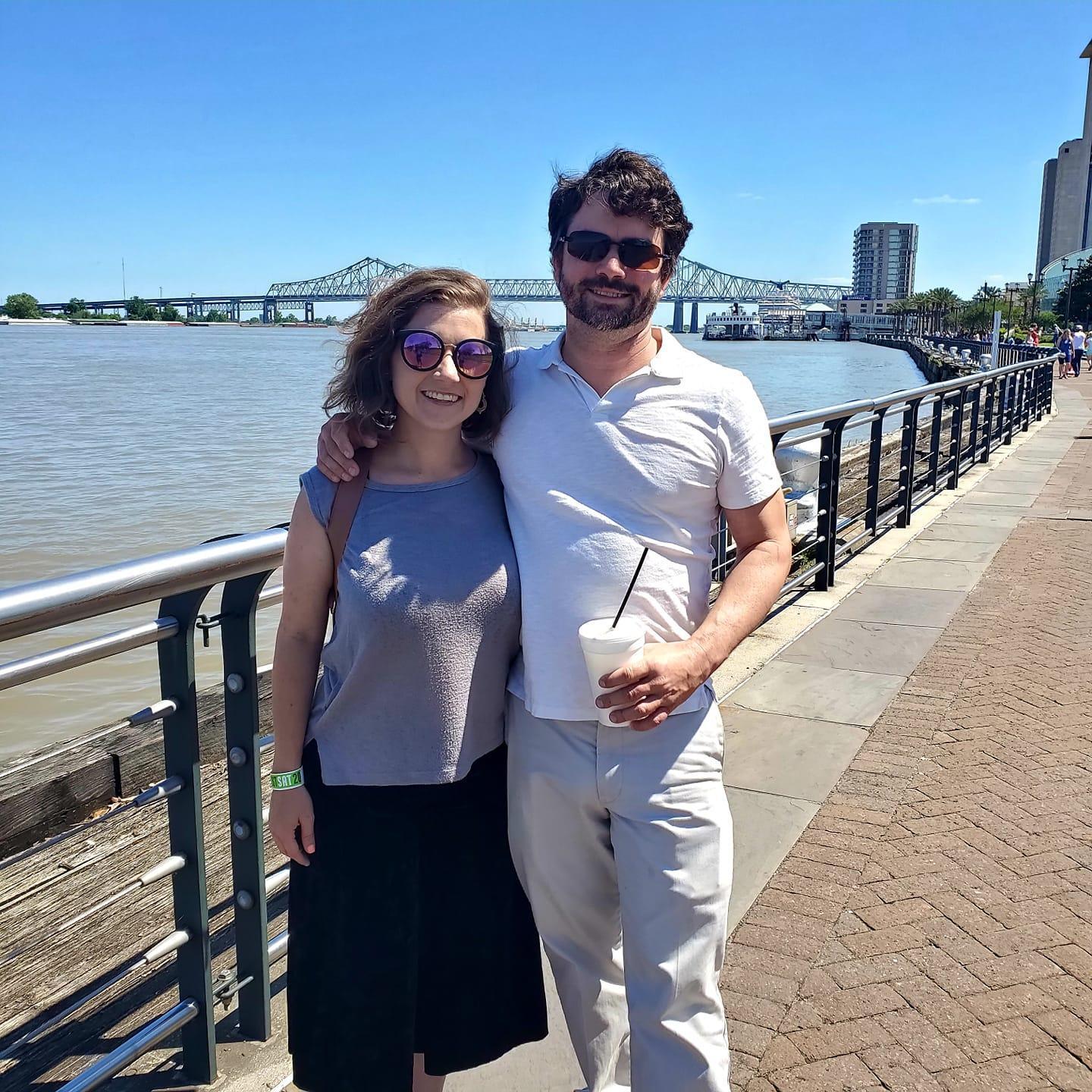 Our first vacation, and his first time in New Orleans!