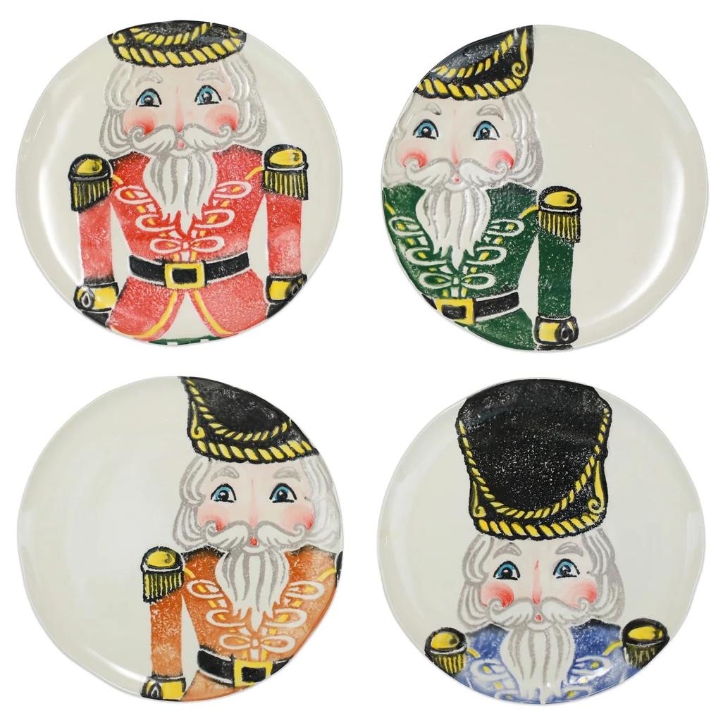 Nutcrackers Assorted Dinner Plates - Set of 4
