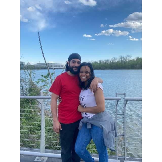 Our first date, April 16, 2022. It lasted for 4 hours! We walked and talked the entire time at Georgetown Waterfront. It was such a gorgeous day!