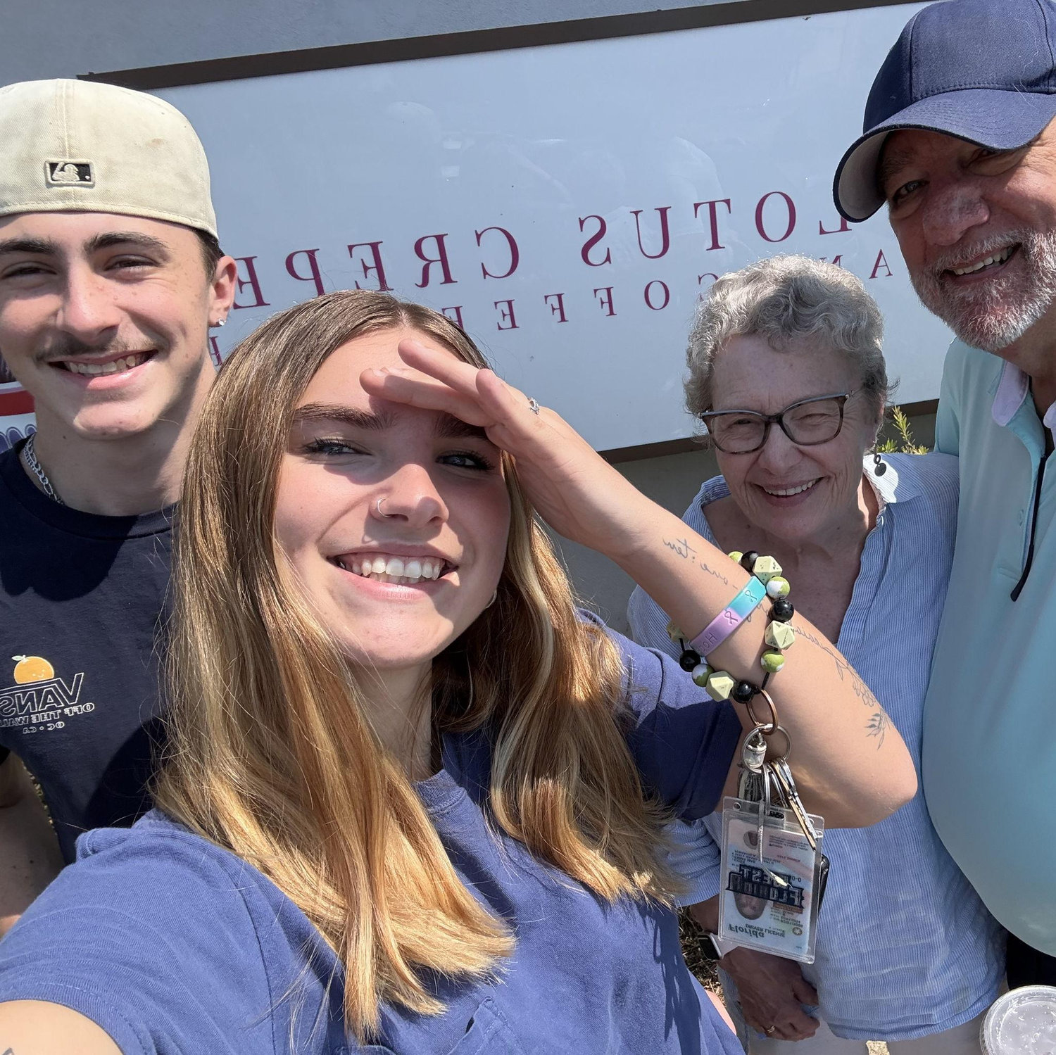 Brunch with mamaw and papaw
