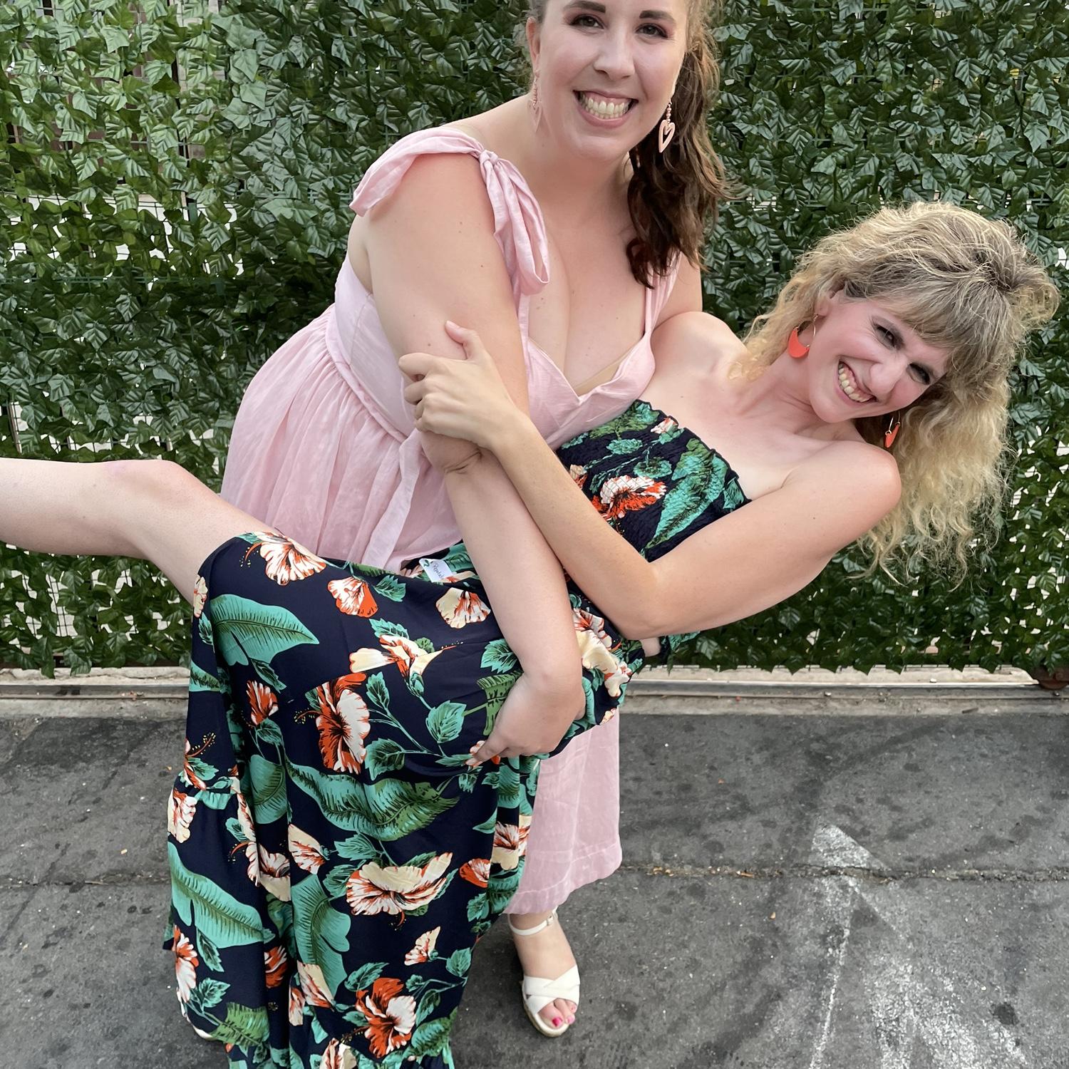 At a friends' wedding in LA.