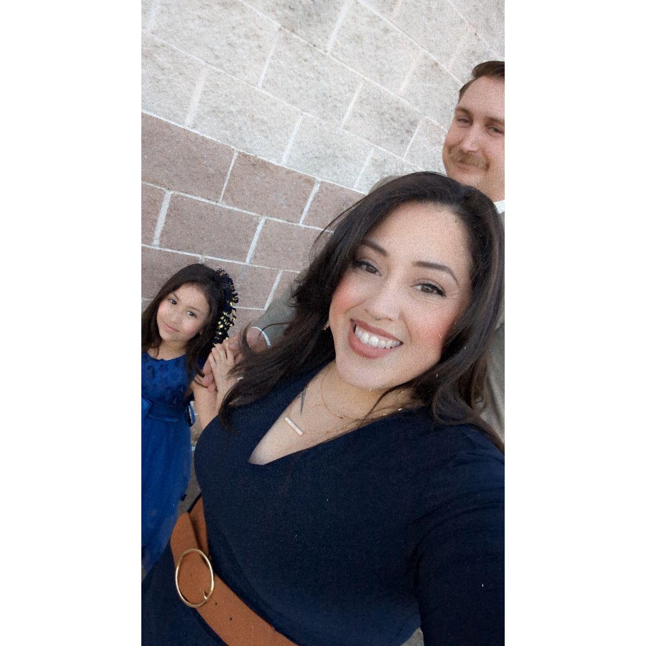 Our niece Lanis first school dance!