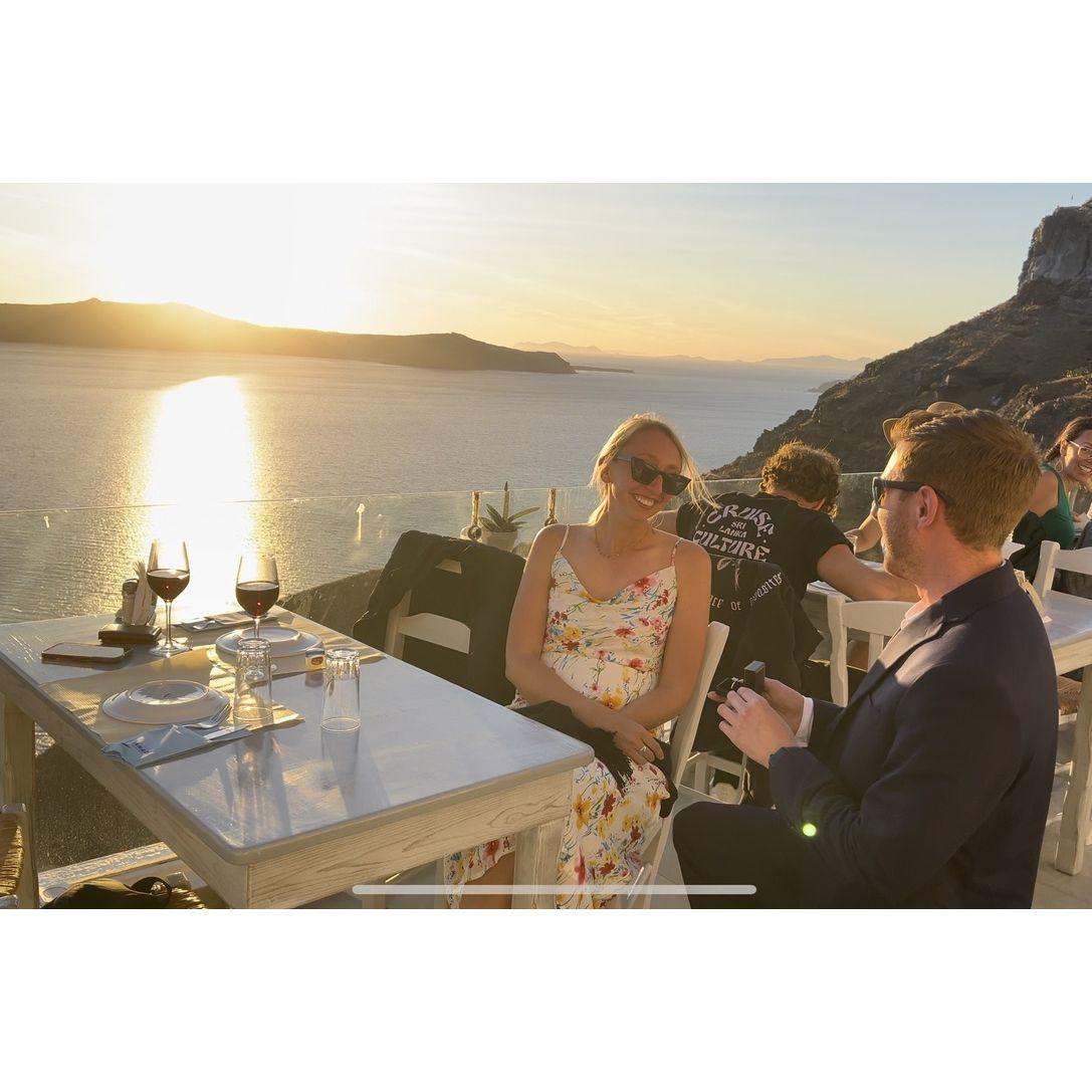 Engagement in Santorini