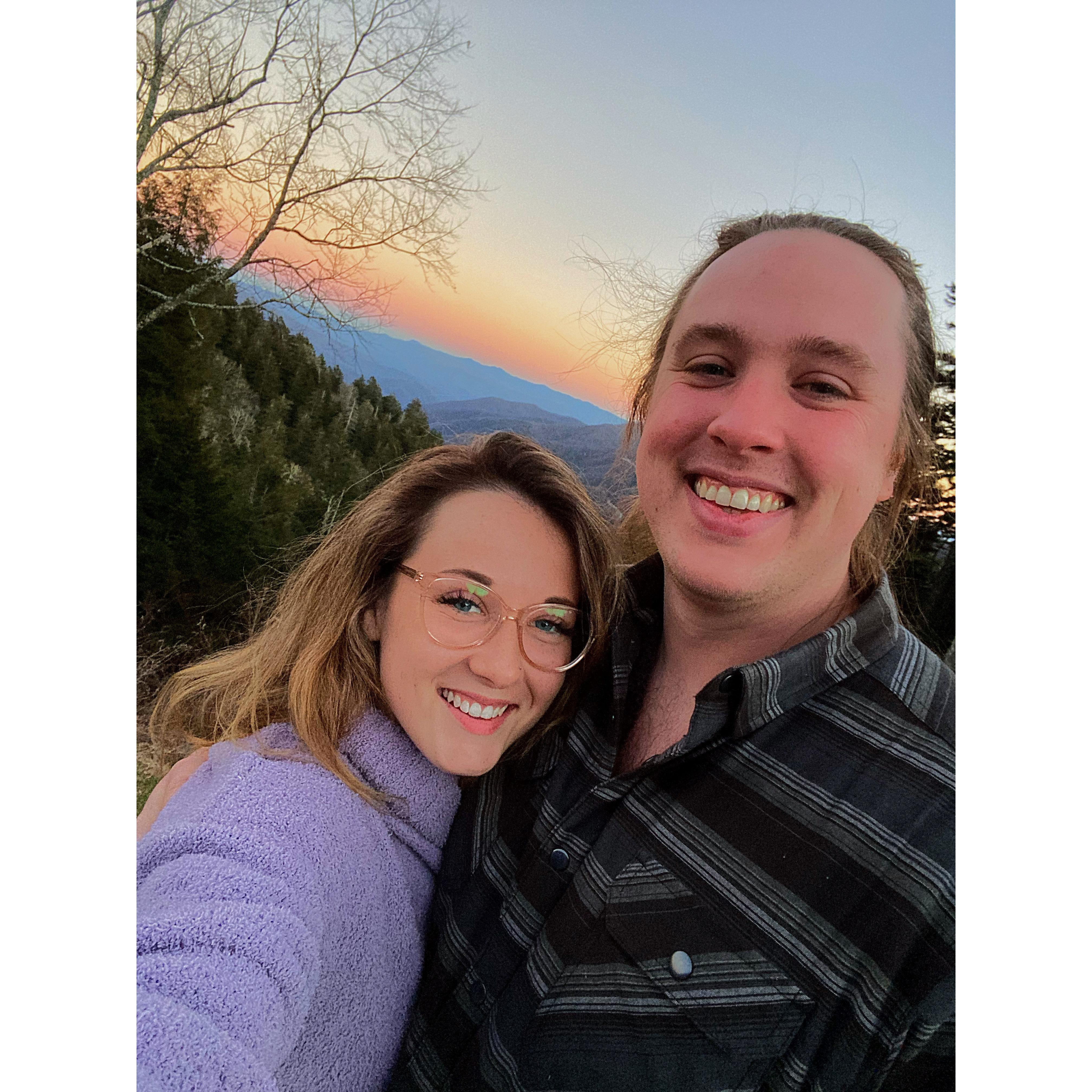 Feb 2022 - Our first trip together, Gatlinburg, TN