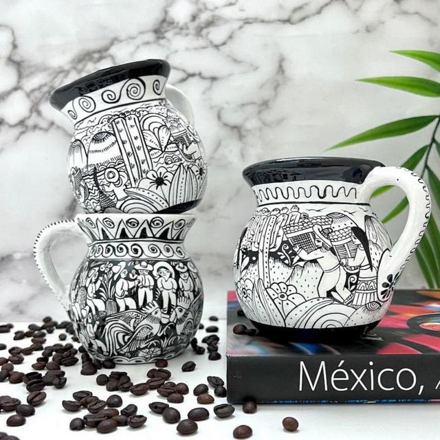 Black and White Storytelling Xalitla Clay Jarritos