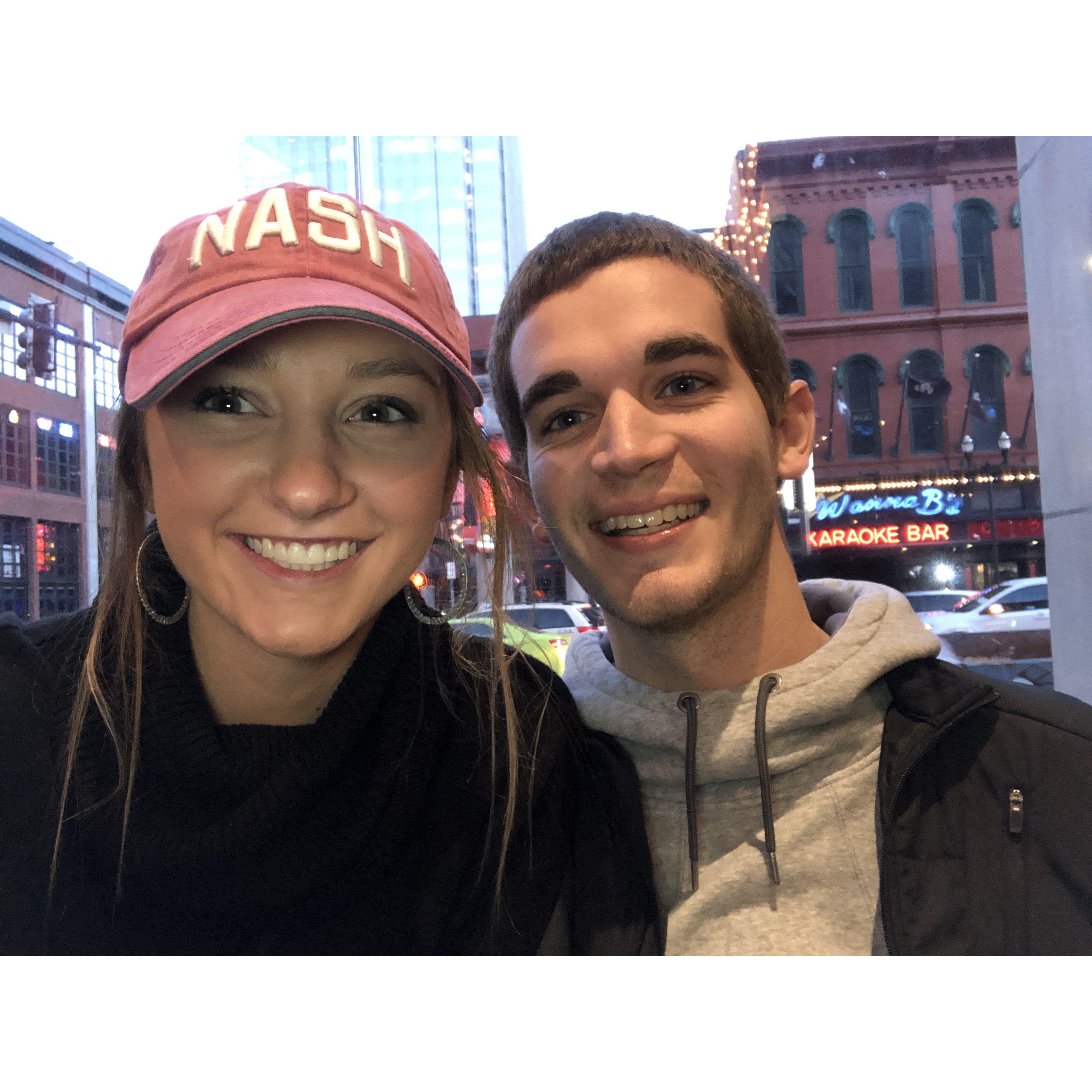Emily and Jacob’s first couple trip to Nashville for Spring break!